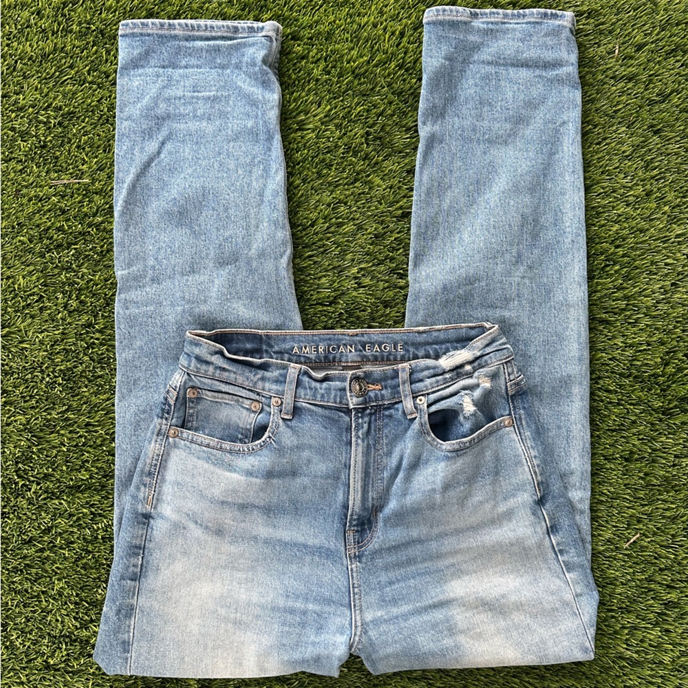 American Eagle women’s highest rise boyfriend jeans size 4 long